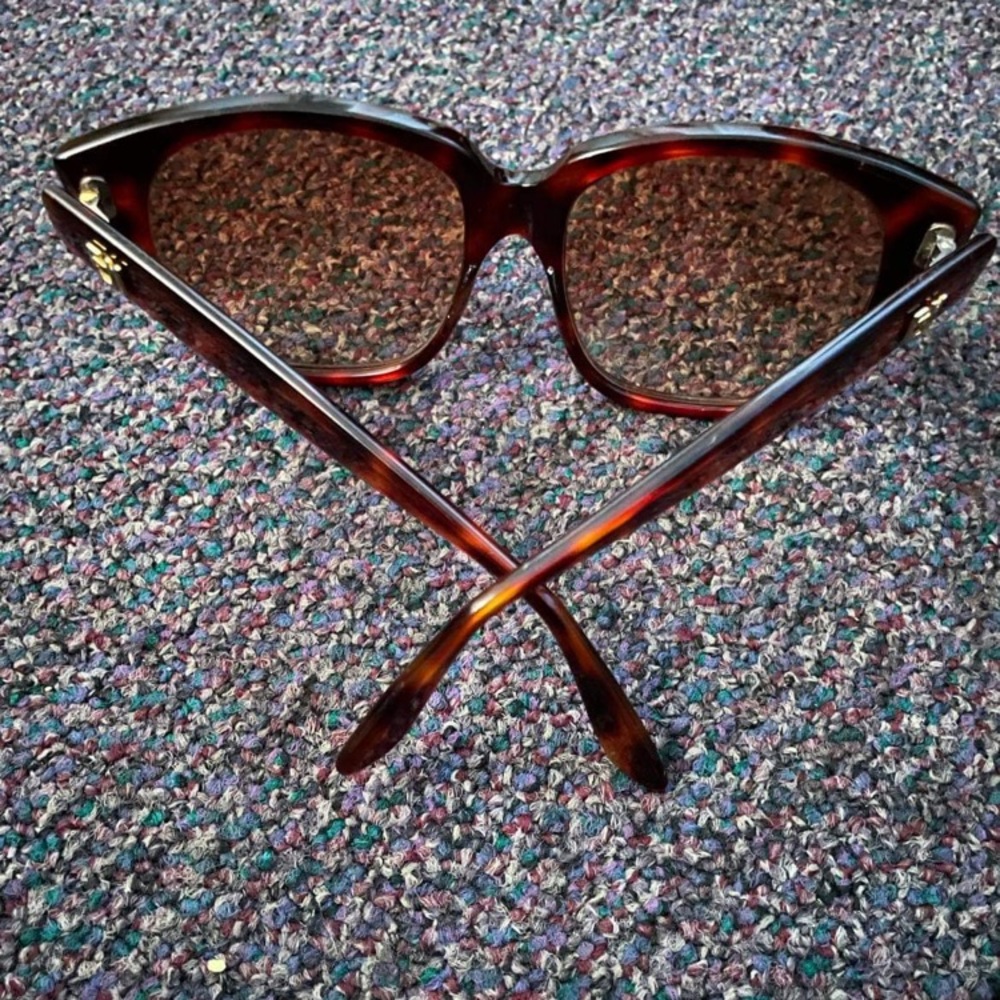 Authentic Emmanuelle Khanh E.K 1616 Tortoise 50mm Glasses Frames Paris France